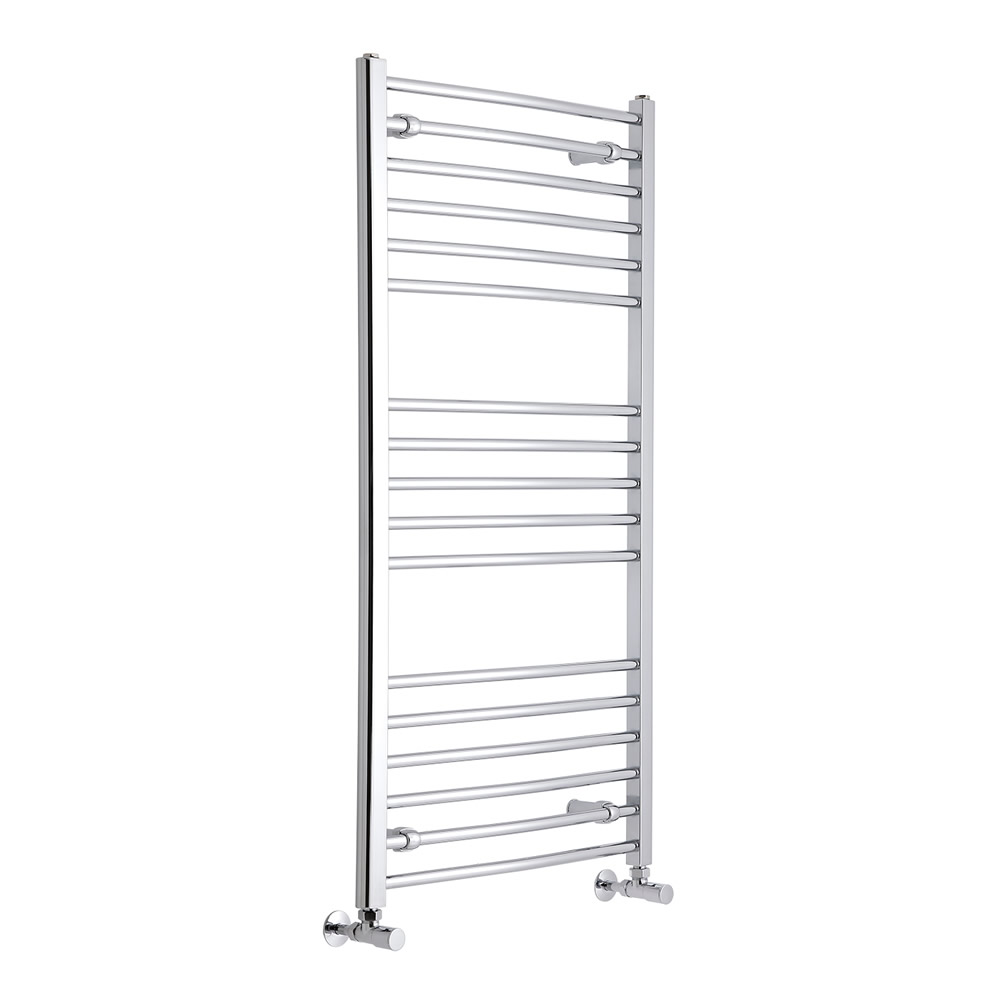 Radiatore Scaldasalviette Curvo - Cromato - 1200mm x 600mm x 30mm - 430 Watt - Eco