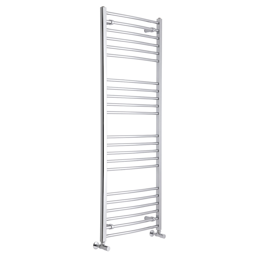 Radiatore Scaldasalviette Curvo - Cromato - 1600mm x 600mm x 30mm - 574 Watt - Eco