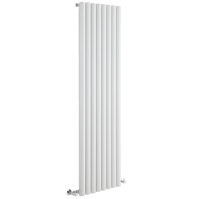 Radiatore di Design Verticale - Bianco - 1780mm x 472mm x 80mm - 1391 Watt - Savy