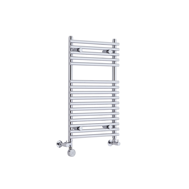 Radiatore Scaldasalviette Misto Piatto - Cromato - 750mm x 450mm x 70mm - 254 Watt - Ischia