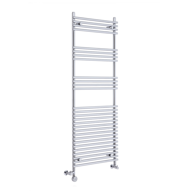 Radiatore Scaldasalviette Misto Piatto - Cromato - 1650mm x 600mm x 84mm - 623 Watt - Ischia
