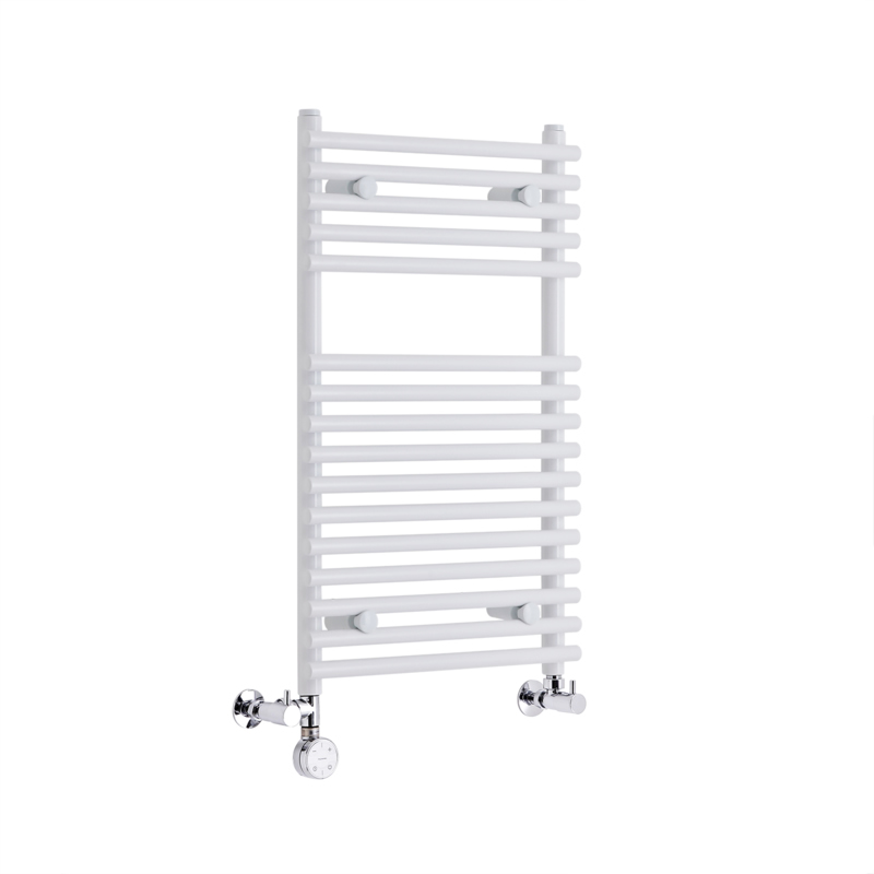 Radiatore Scaldasalviette Misto Piatto - Bianco - 750mm x 450mm x 70mm - 274 Watt - Ischia