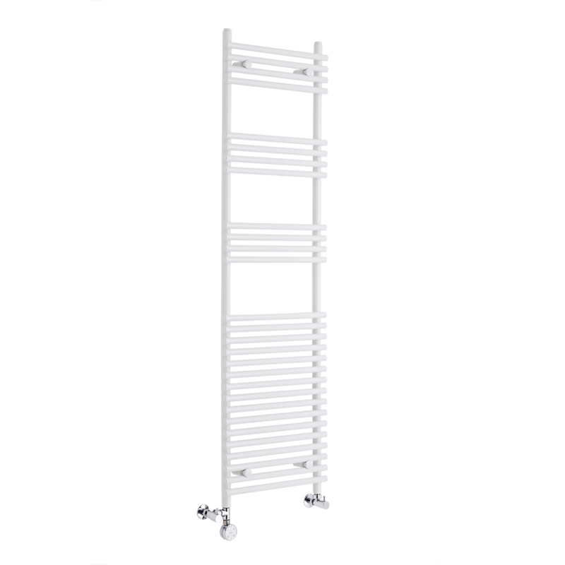 Radiatore Scaldasalviette Misto Piatto - Bianco - 1650mm x 450mm x 84mm - 507 Watt - Ischia