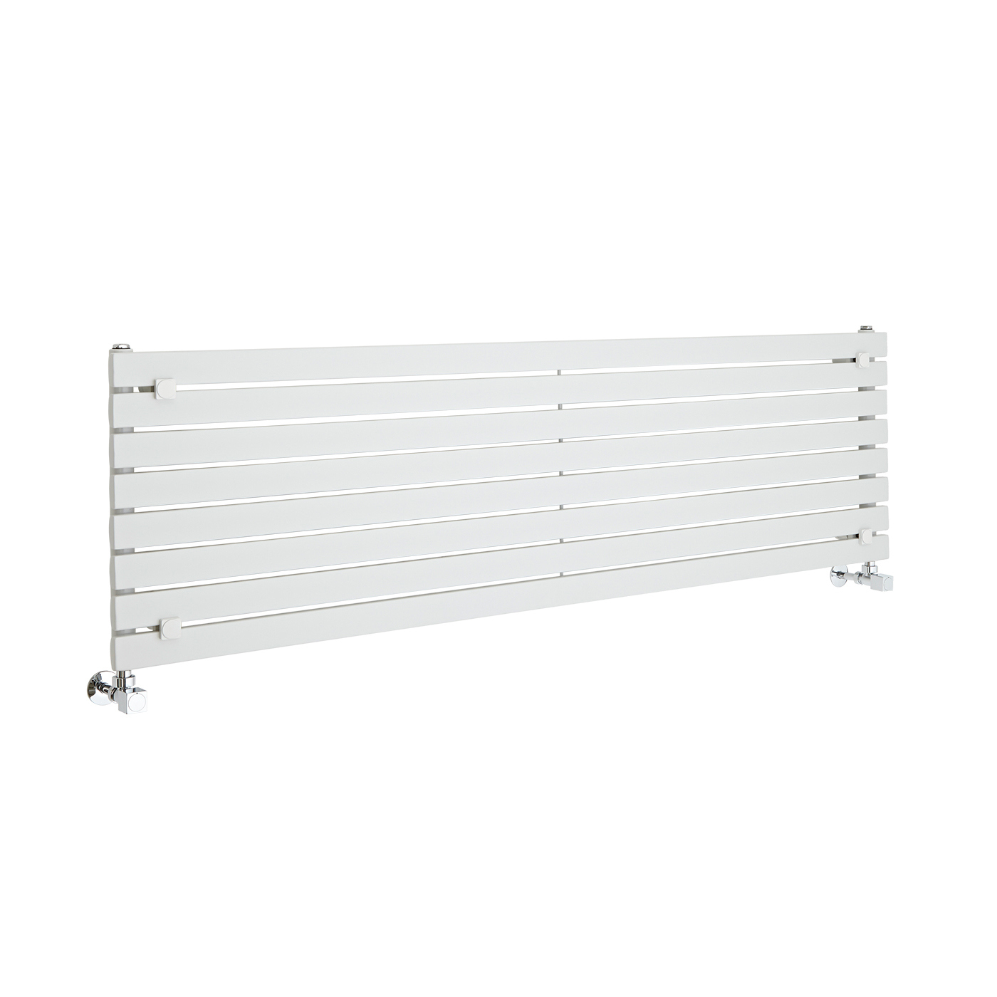 Radiatore di Design Orizzontale - Bianco - 472mm x 1600mm x 54mm - 1043 Watt - Sloane