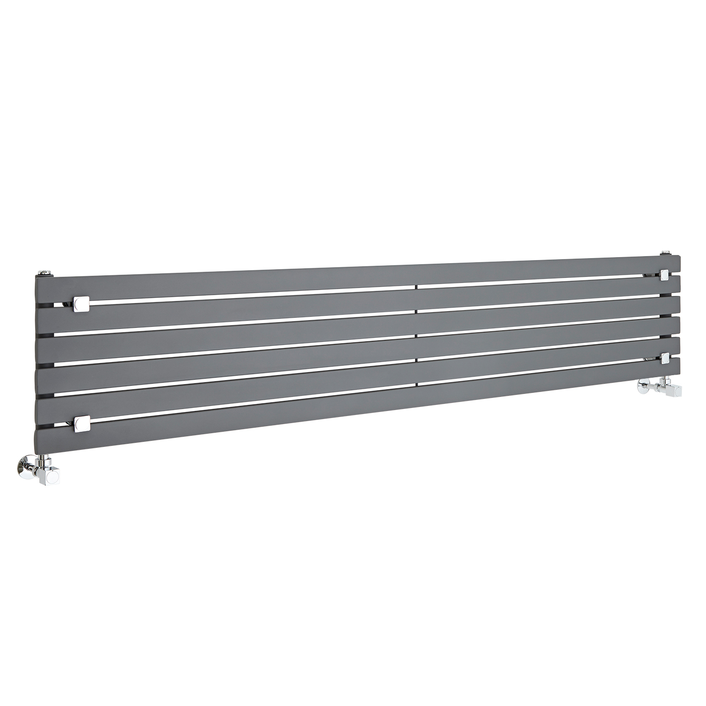 Radiatore di Design Orizzontale - Antracite - 354mm x 1780mm x 54mm - 821 Watt - Sloane