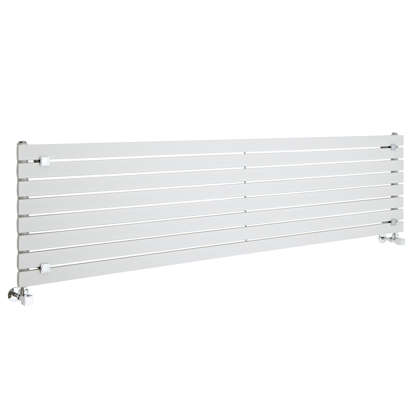 Radiatore di Design Orizzontale - Bianco - 472mm x 1780mm x 54mm - 1145 Watt - Sloane