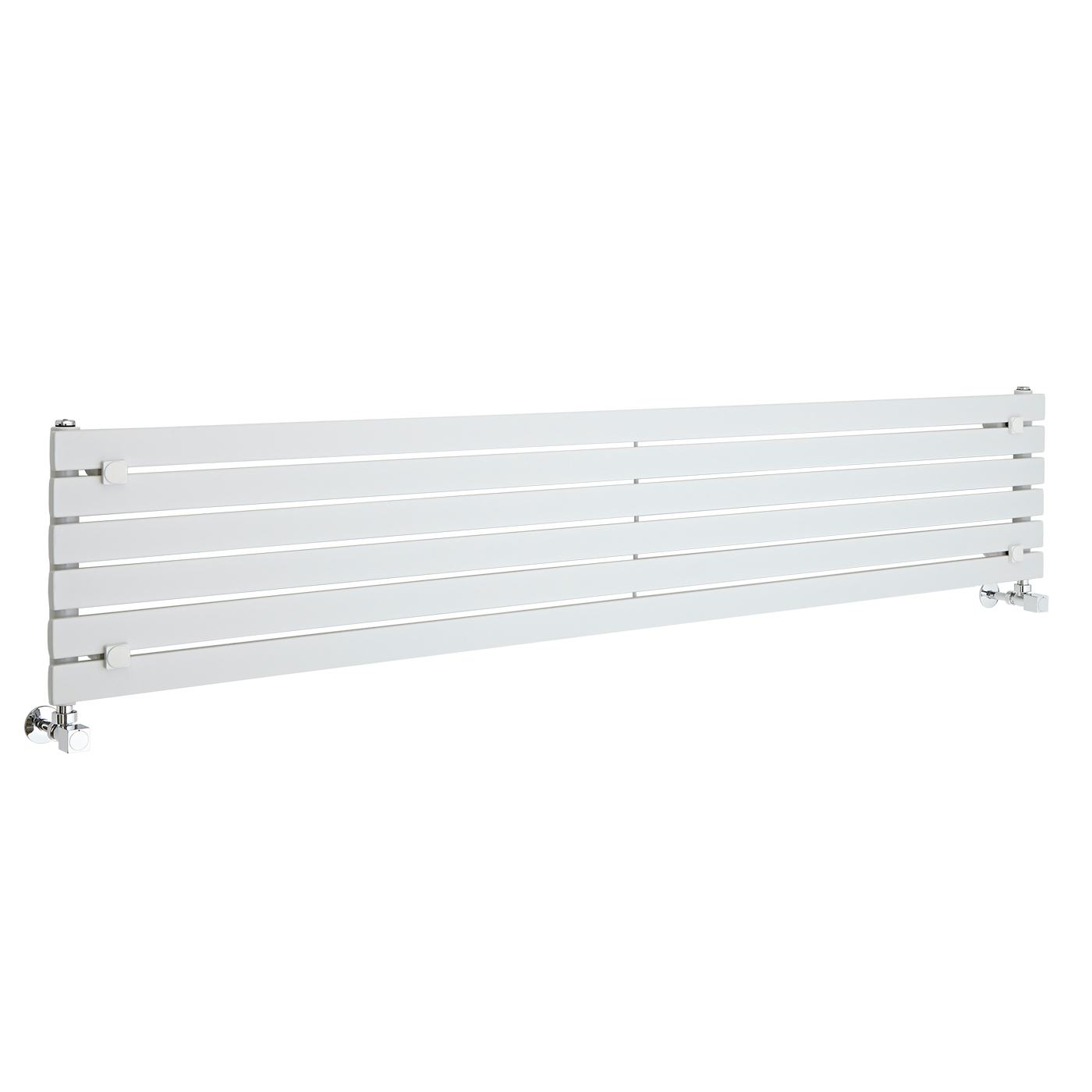 Radiatore di Design Orizzontale - Bianco - 354mm x 1780mm x 54mm - 821 Watt - Sloane