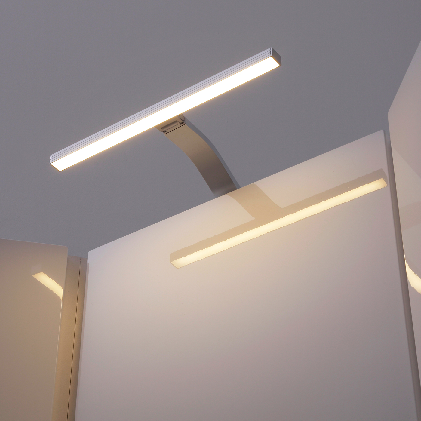 3 Illuminazione x 3 LED Sopra Armadietto con Lampada Rettangolare 3,5 W e Trasformatore