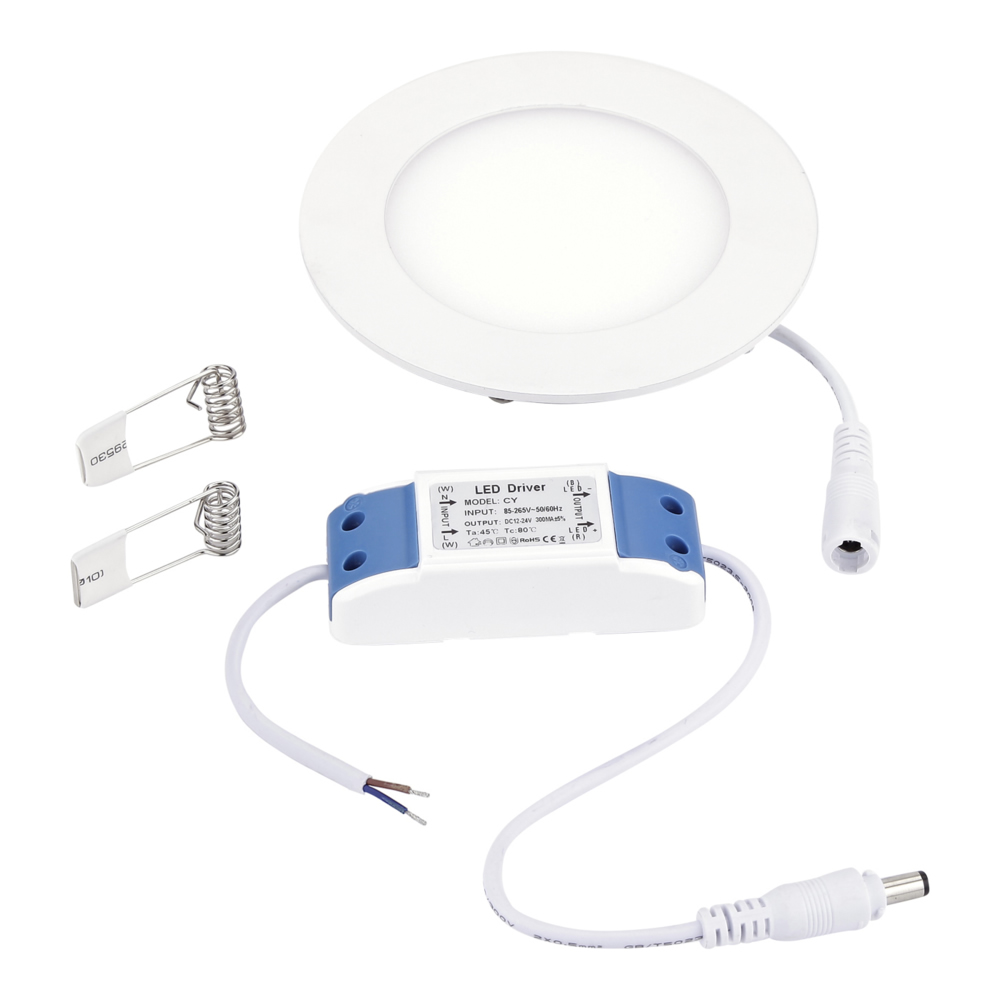 Biard Pannello LED Circolare 6W Equivalente a 25W