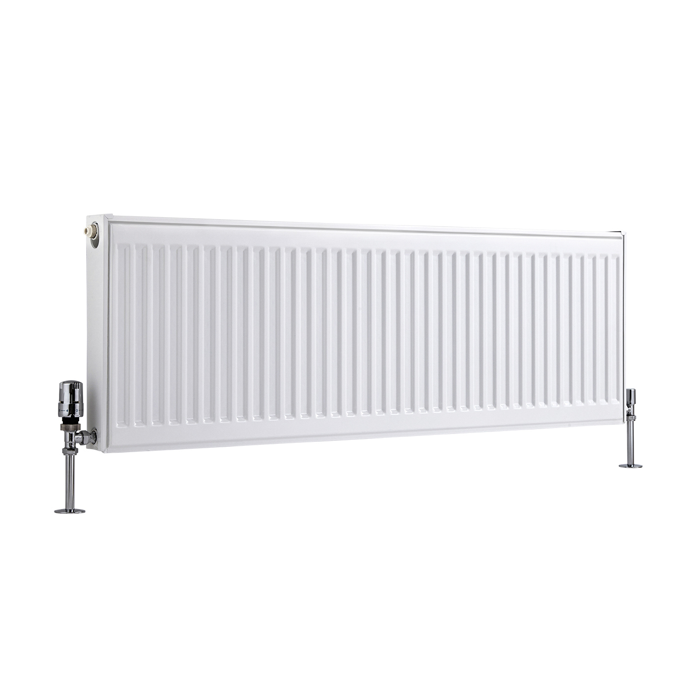 Radiatore a Piastra Orizzontale - Bianco - 400mm x 1200mm x 50mm - 820 Watt - Eco