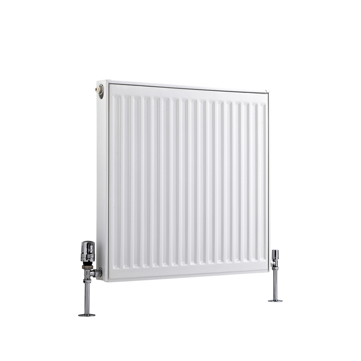 Radiatore a Piastra Orizzontale - Bianco - 600mm x 600mm x 50mm - 555 Watt - Eco