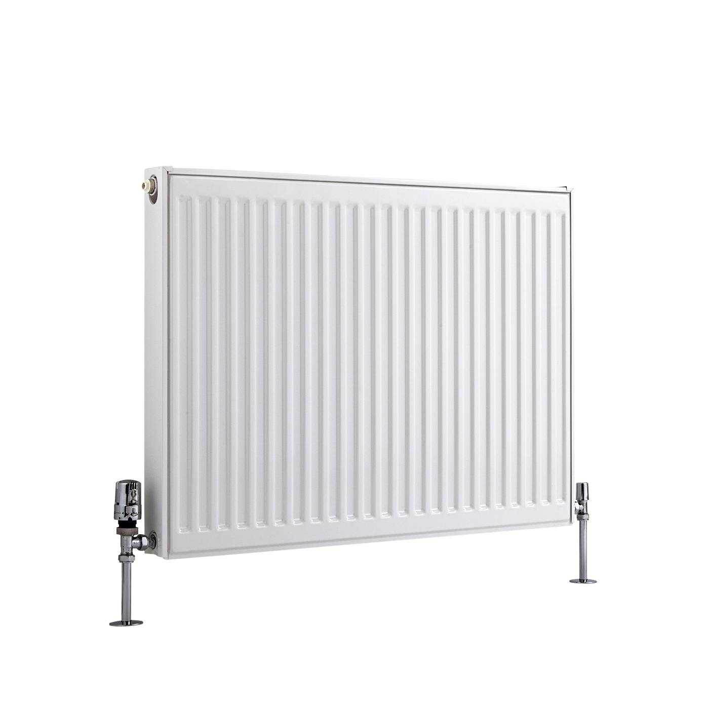 Radiatore a Piastra Orizzontale - Bianco - 600mm x 800mm x 50mm - 741 Watt - Eco