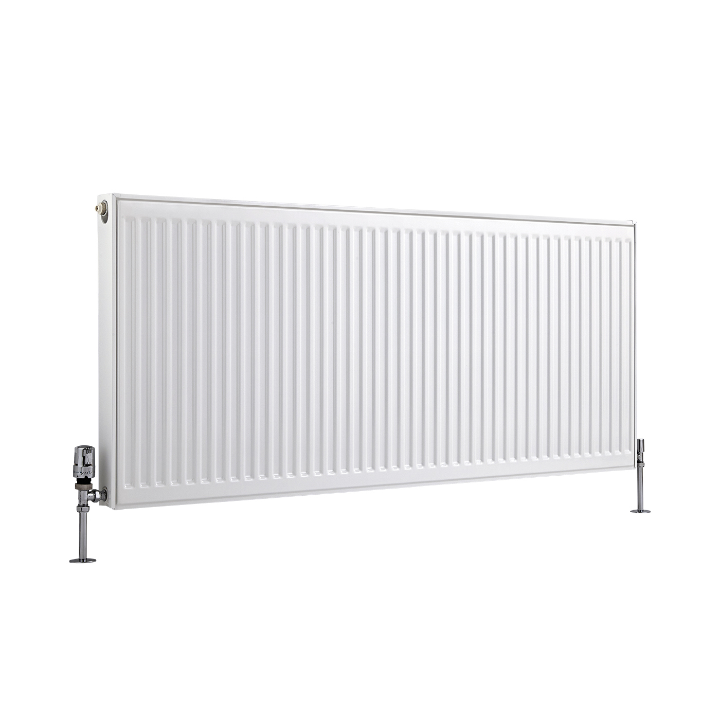 Radiatore a Piastra Orizzontale - Bianco - 600mm x 1400mm x 50mm - 1296 Watt - Eco