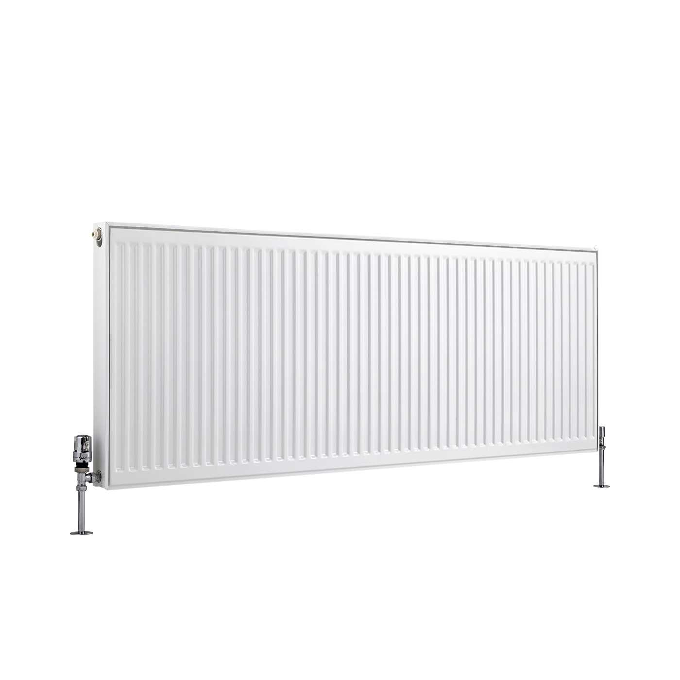 Radiatore a Piastra Orizzontale - Bianco - 600mm x 1600mm x 50mm - 1482 Watt - Eco