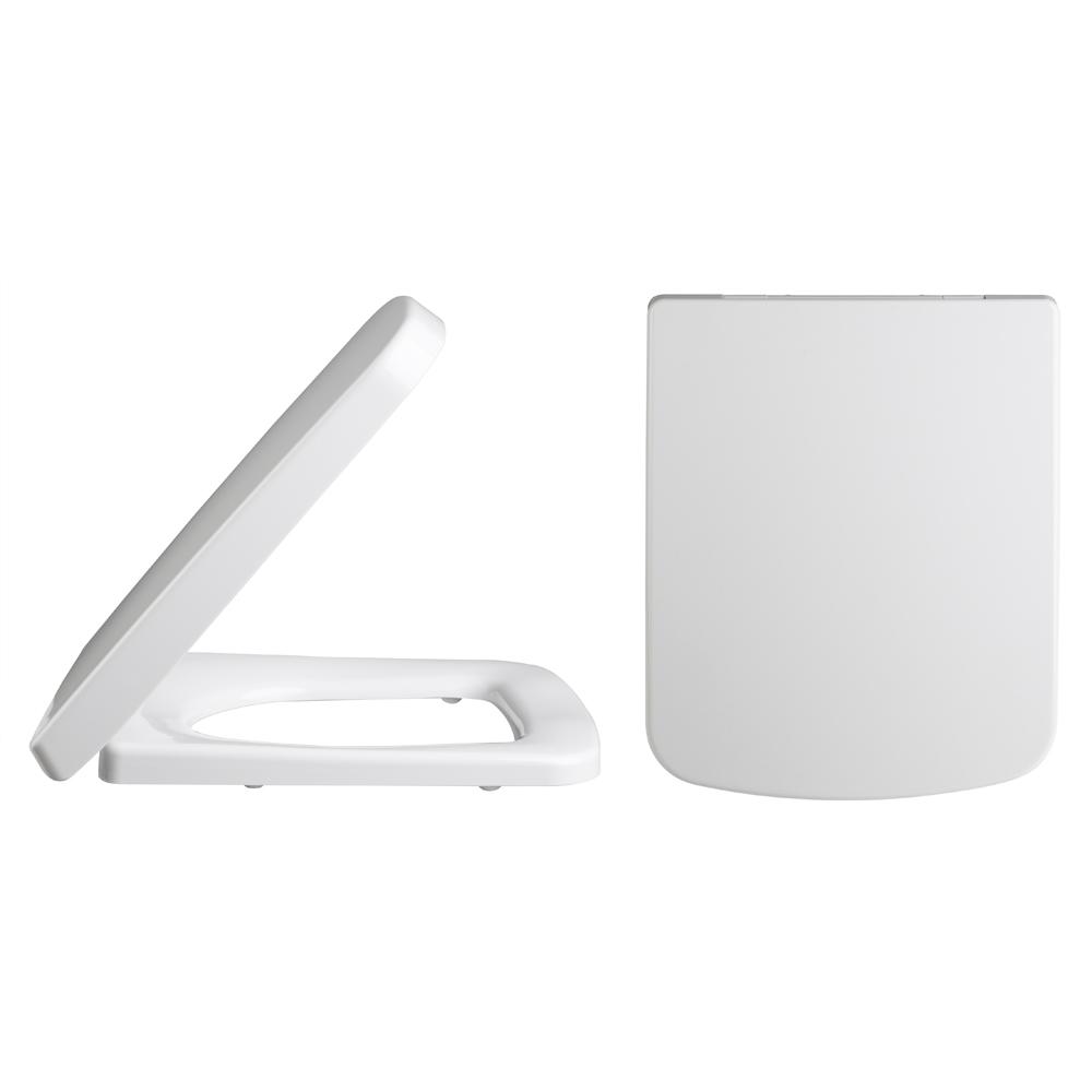 Sedile Quadrato per WC Colore Bianco