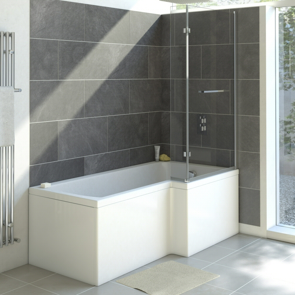Vasca da Bagno Angolare Destra in Acrilico 85x170cm