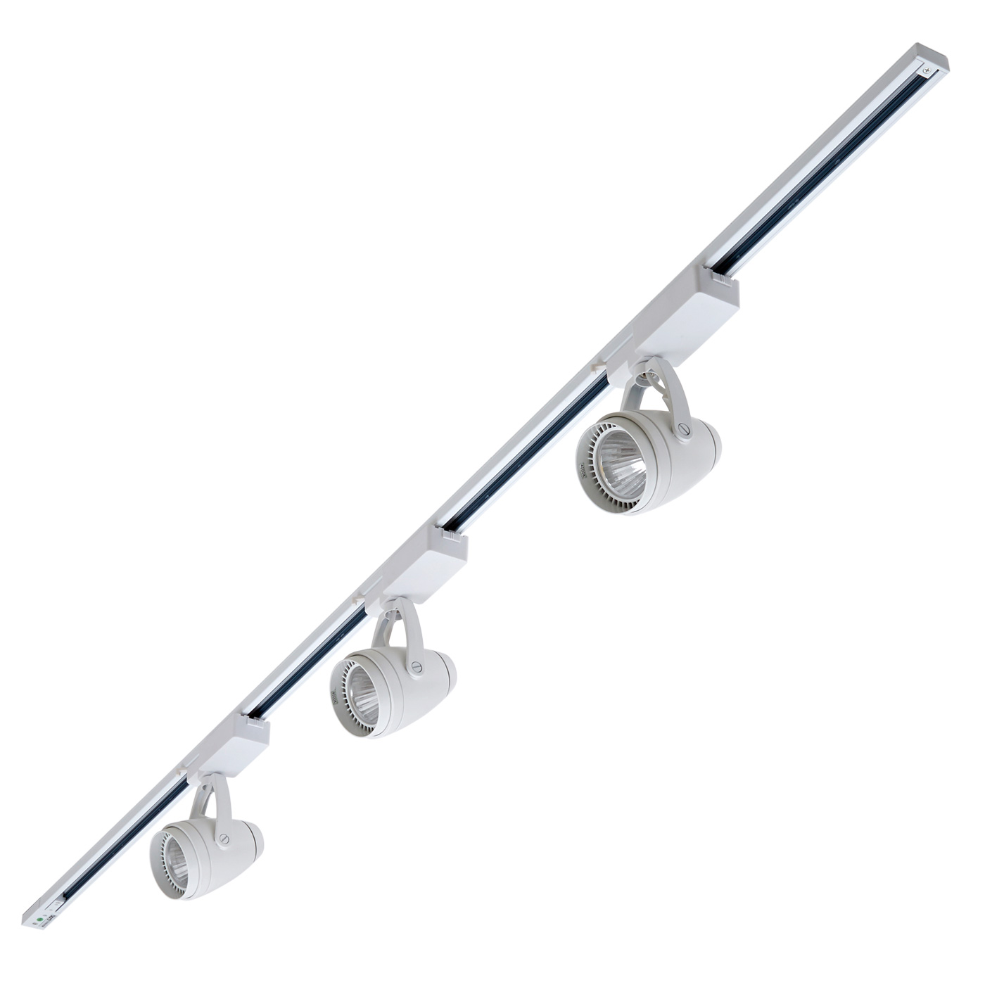 Biard 3 Faretti Spot LED A Binario in Bianco - 12W COB