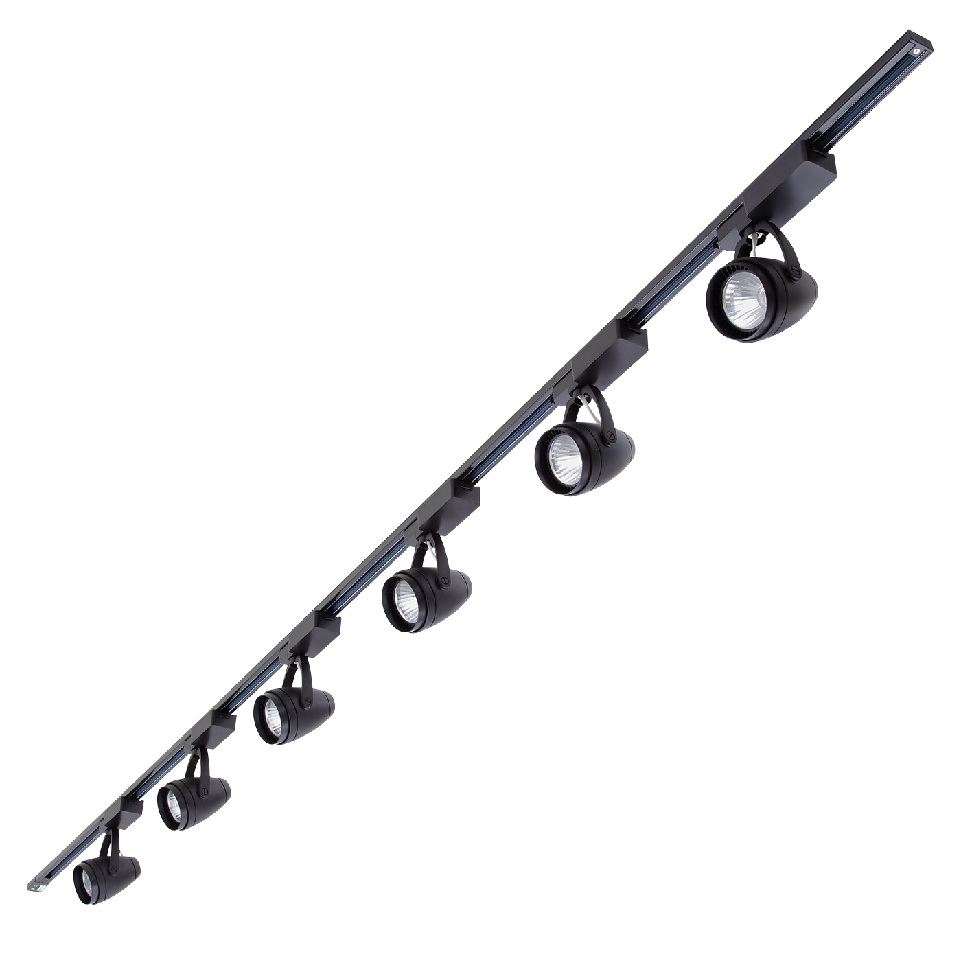Biard 6 Faretti Spot LED con Binario 12W COB