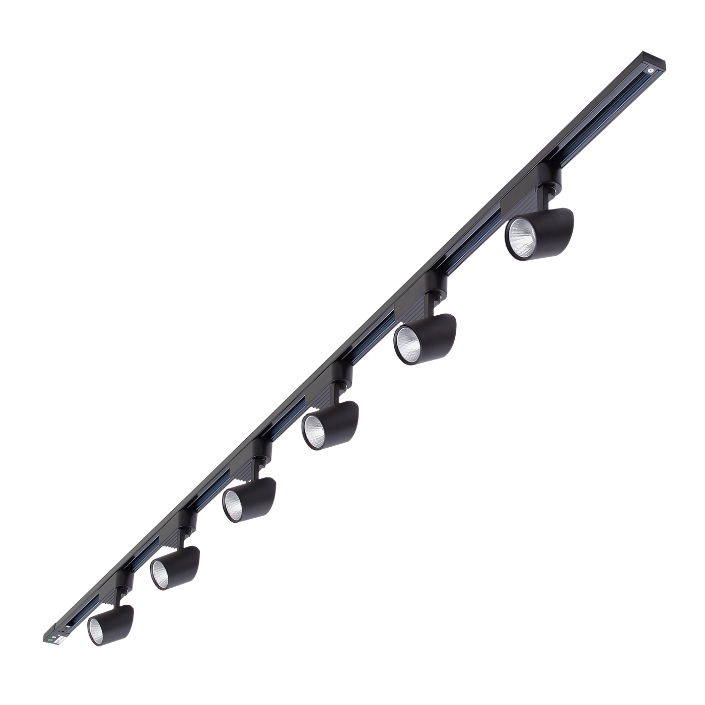Biard 6 Faretti Spot LED con Binario 7W 2m