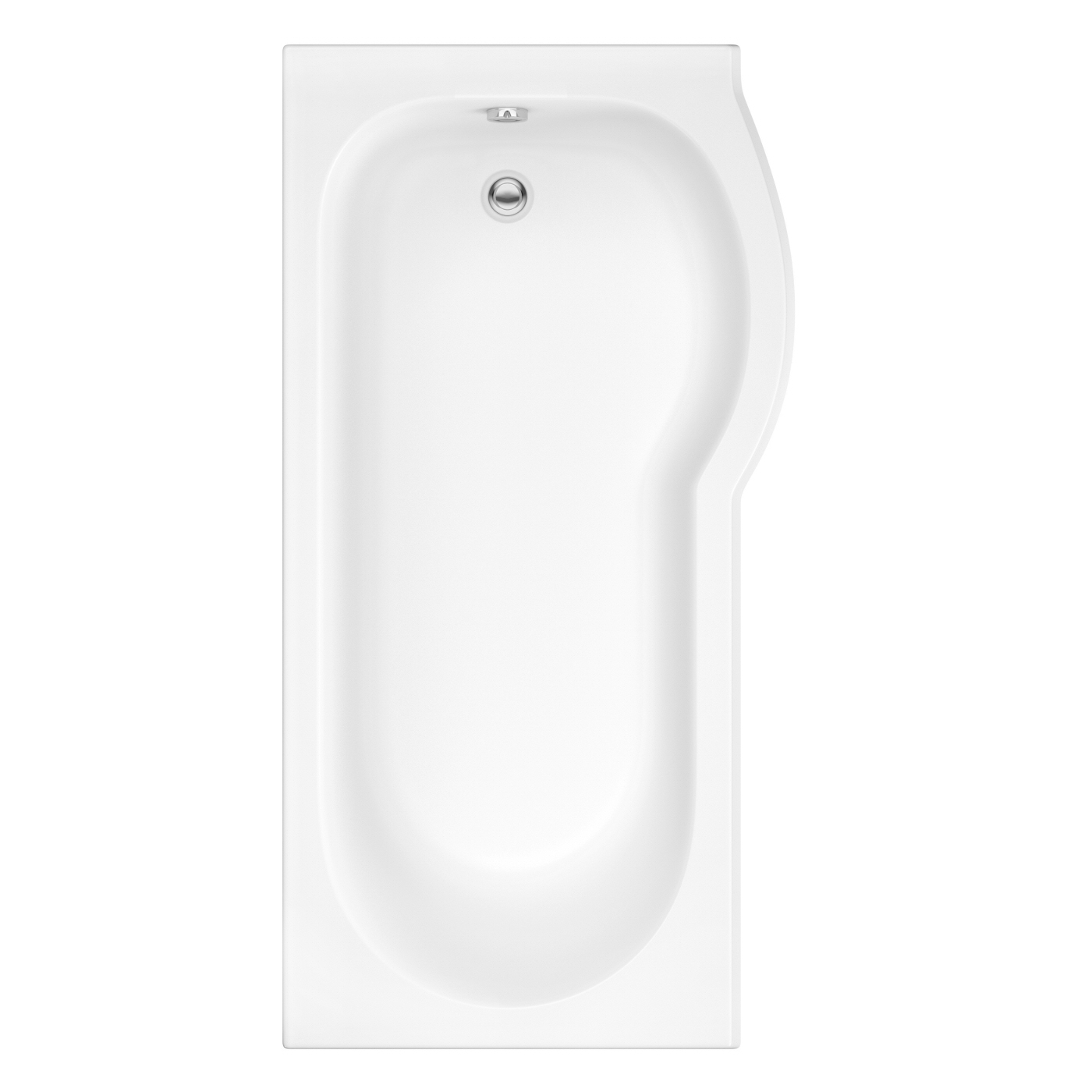 Vasca da Bagno Asimmetrica Angolare Destra Acrilica 85x167,5cm Completa di Pannello Vasca