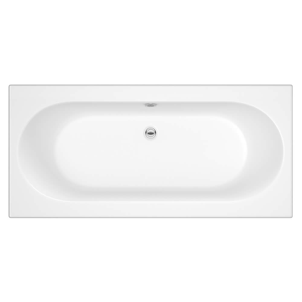 Vasca da Bagno Rettangolare 180x80cm senza Pannello Vasca