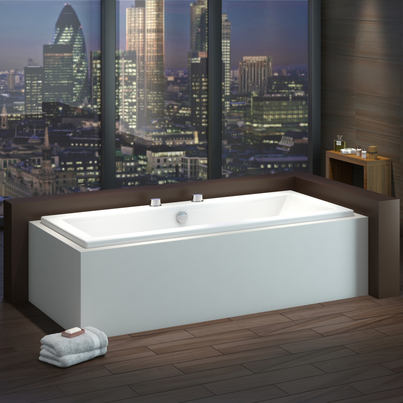 Vasca da Bagno Rettangolare 1800x800mm senza Pannello Vasca - Acrilico
