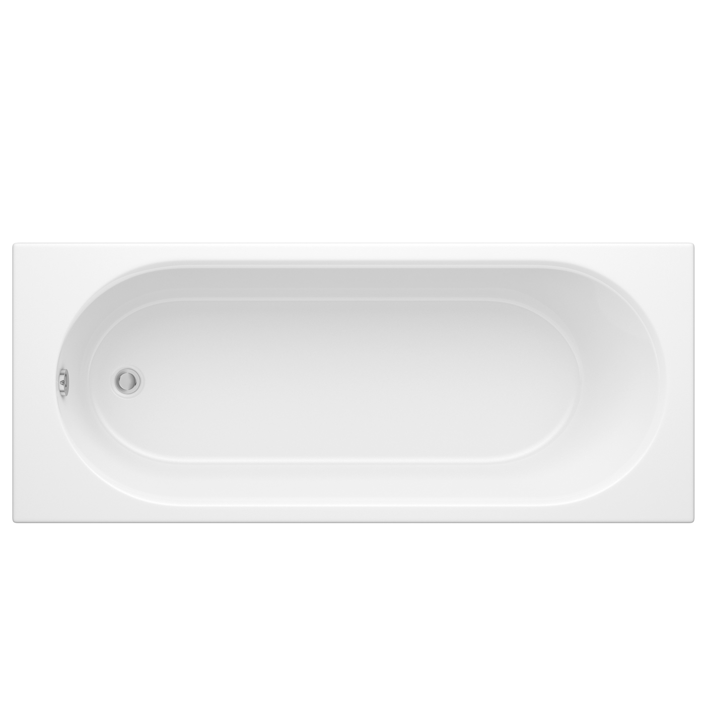Vasca da Bagno Rettangolare senza Pannello Vasca - 1600 x 700 mm