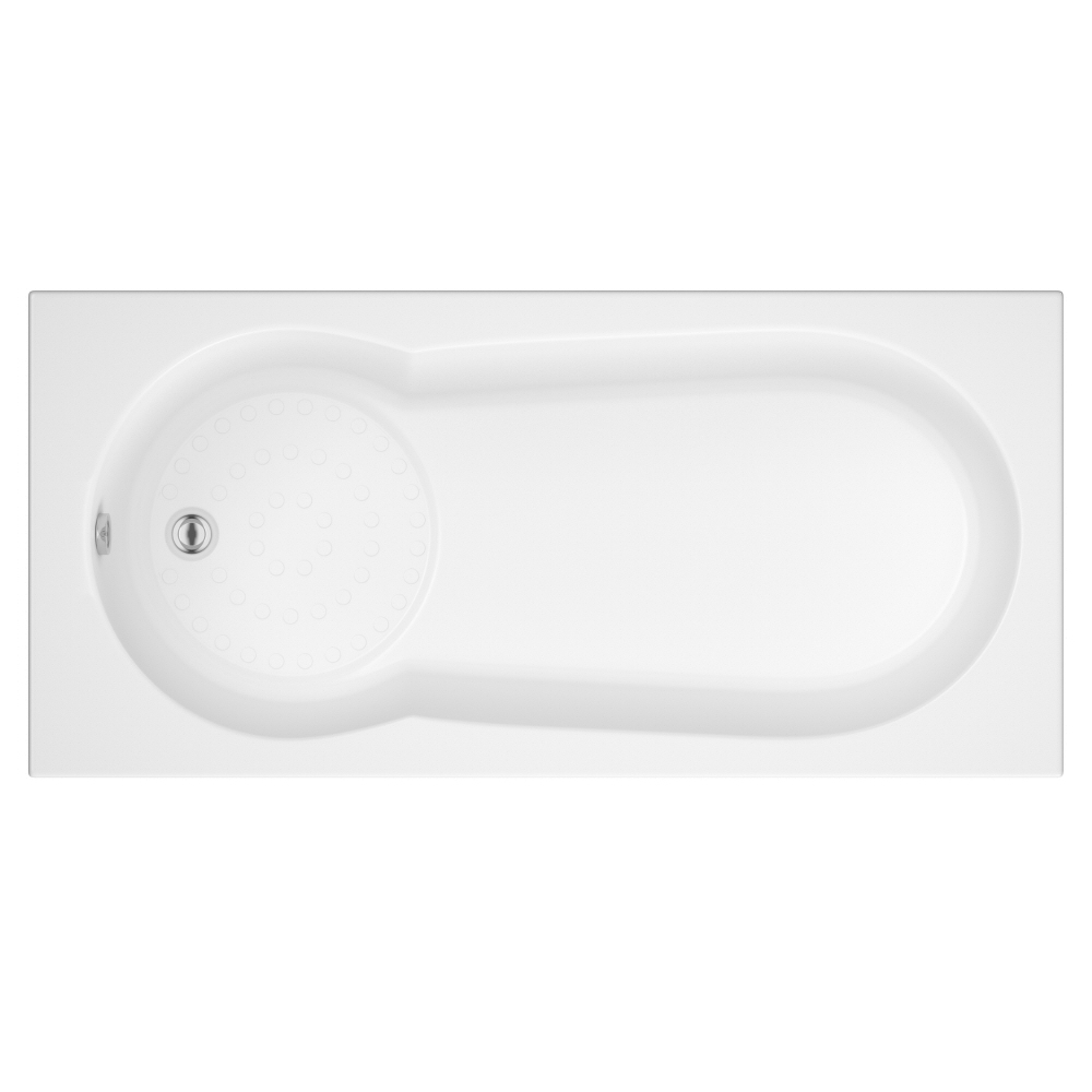 Vasca da Bagno Rettangolare 170x80cm senza Pannello Vasca