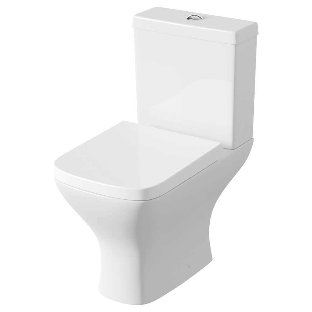 Sanitario Bagno WC Completo di Cassetta e Coprivaso