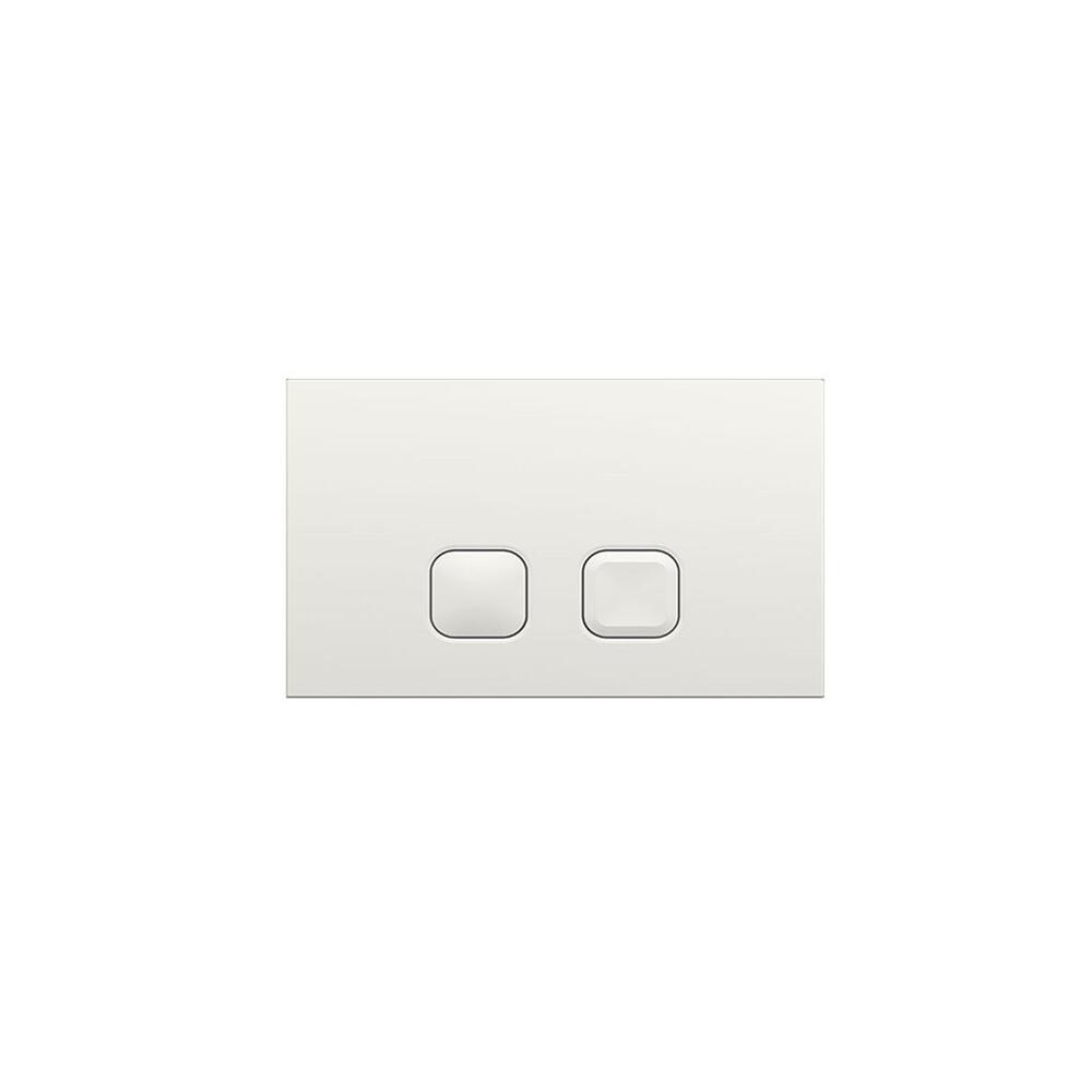 Placca di Comando WC Bianca per Cassetta a Incasso 150x230mm - Cluo