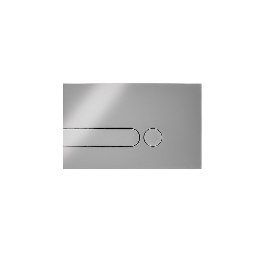 Placca di Comando WC per Cassetta a Incasso Cromato 150x240mm - Cluo