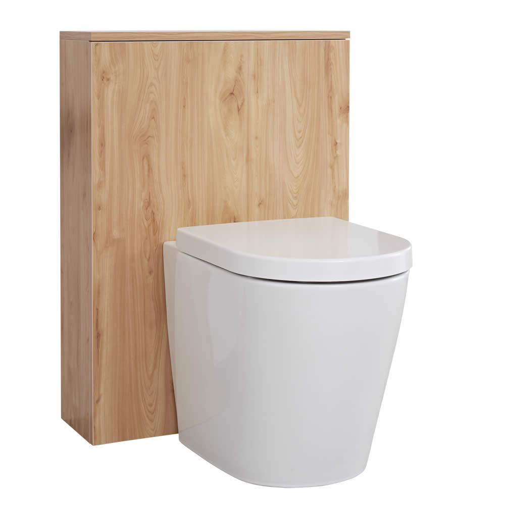 Mobile WC per Stanza da Bagno 600mm Colore Rovere Dorato - Newington