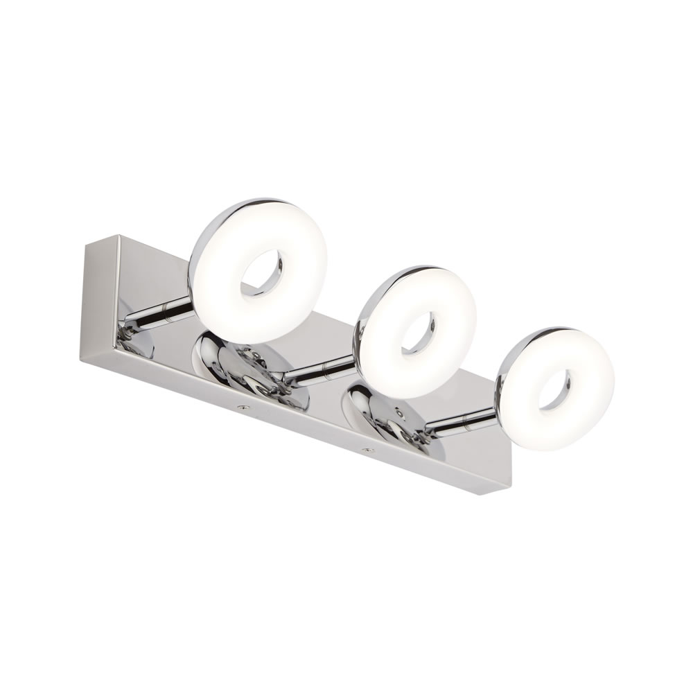 Applique Murale con 3 LED Circolari 16W Per Bagno - Ciambella