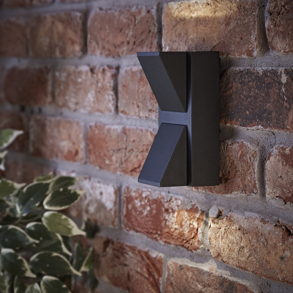 Biard Applique Murale da Esterno Nero Bidirezionale LED 6W - Architect