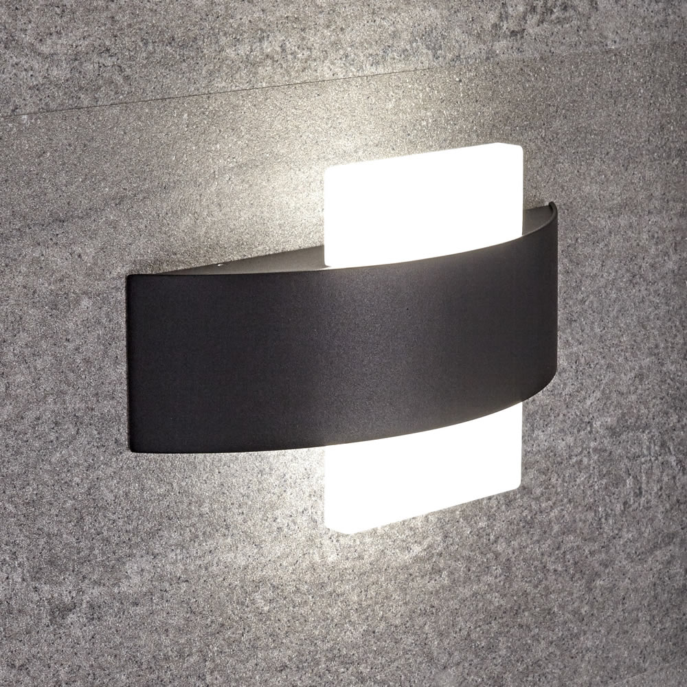 Biard Applique Murale Quadrato in Nero per Stanza da Bagno 11W - Aqua