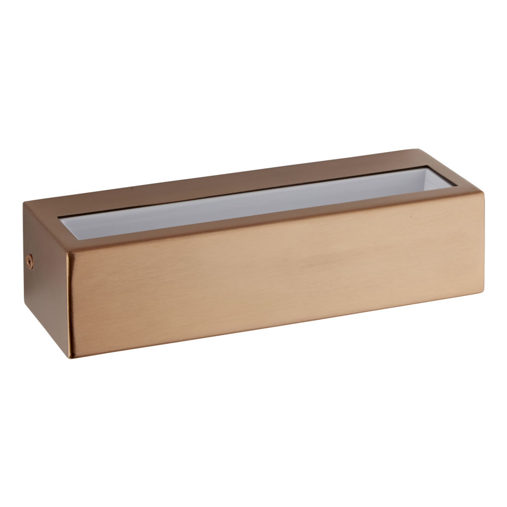 Biard Applique da Esterno in Accio Inox Effetto Rame con LED Integrato - Ternay