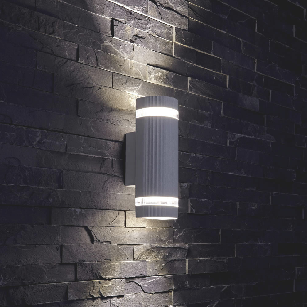 Applique Murale da Esterno da Parete Architect Colore Grigio