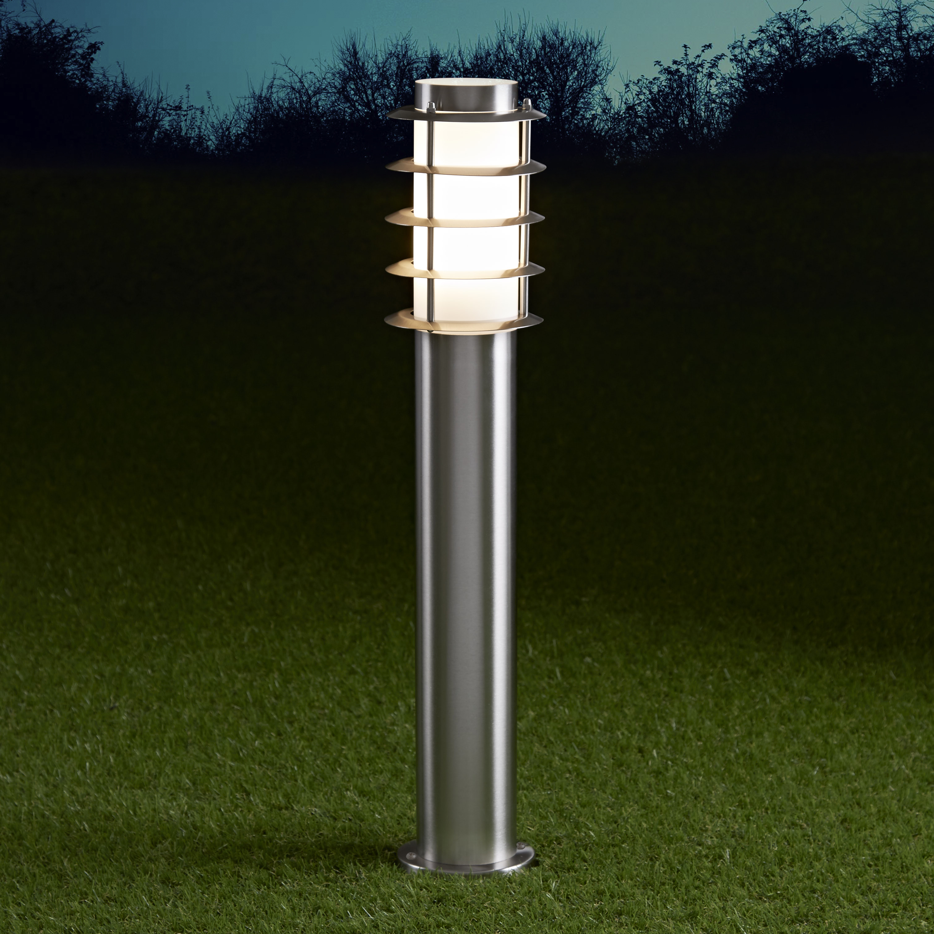 Biard Paletto LED da Esterno 6W in Acciaio Inox 600mm con Lampadina E27 - Belfort