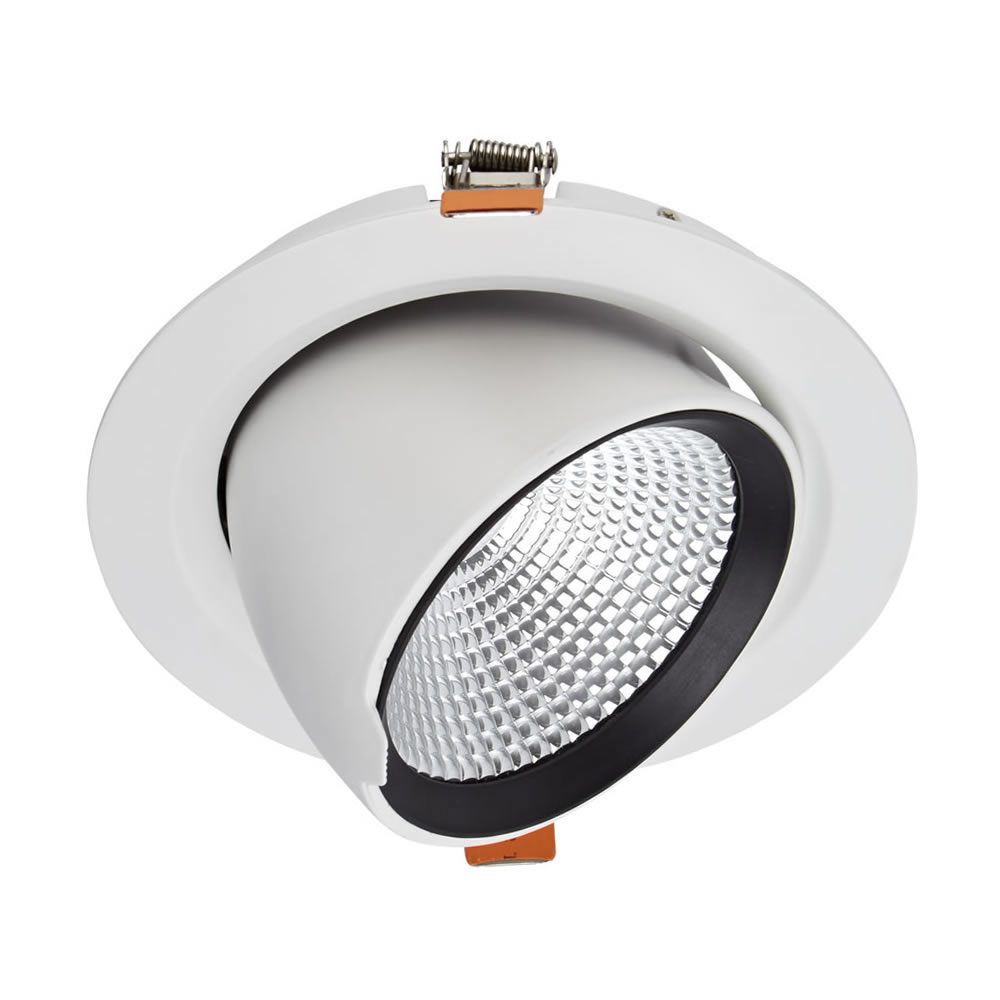 Faretto LED 35W Bianco da Incasso Orientabile