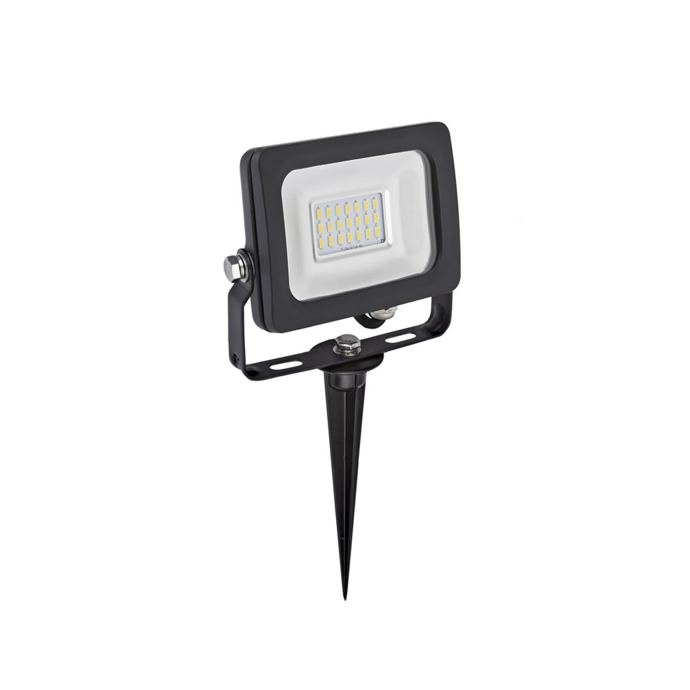 Kit LED per Esterni Completo di Picchetto da Pavimento per Faretto Esterno LED 10 Watt