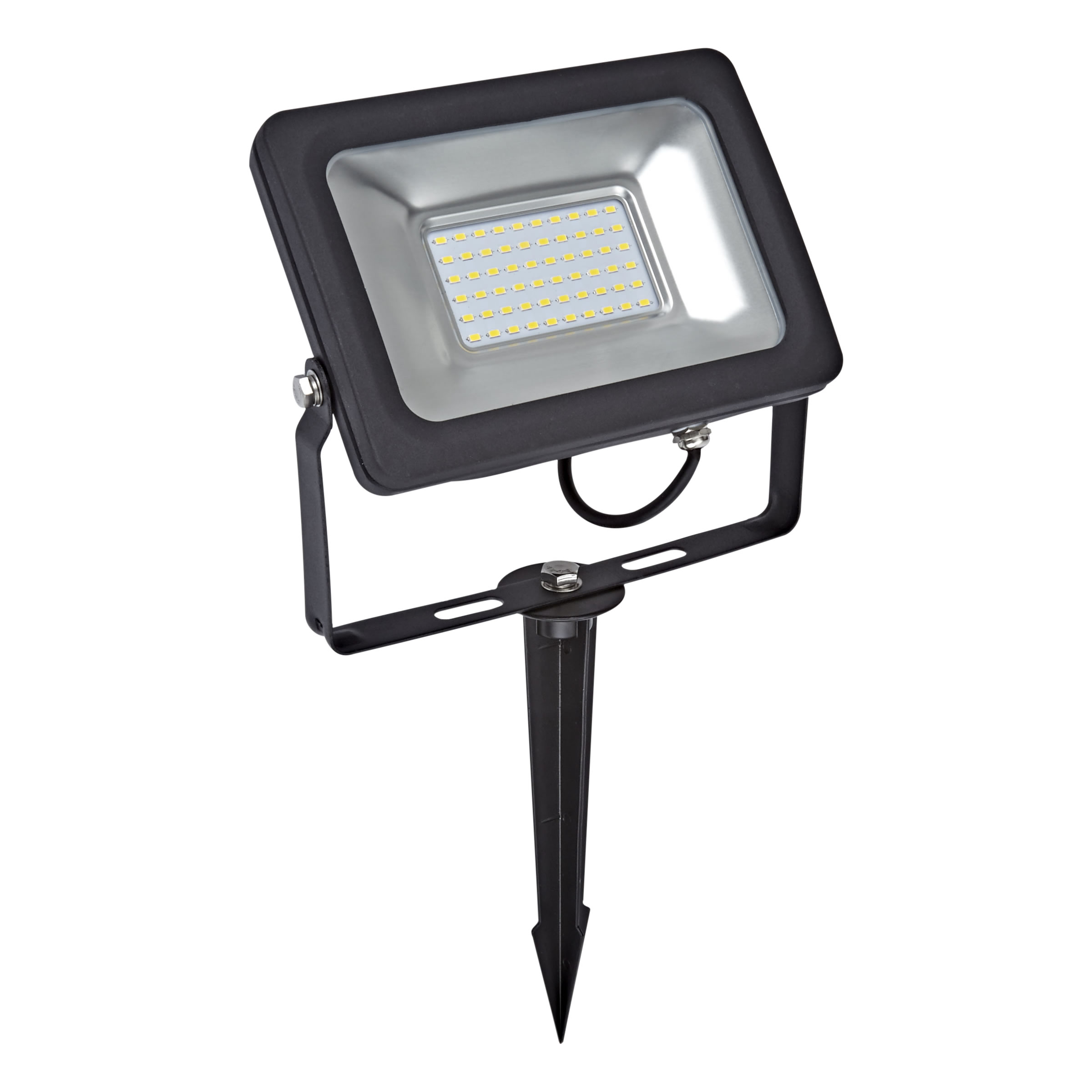 Kit LED per Esterni Completo di Picchetto da Pavimento per Faretto Esterno LED 30 Watt