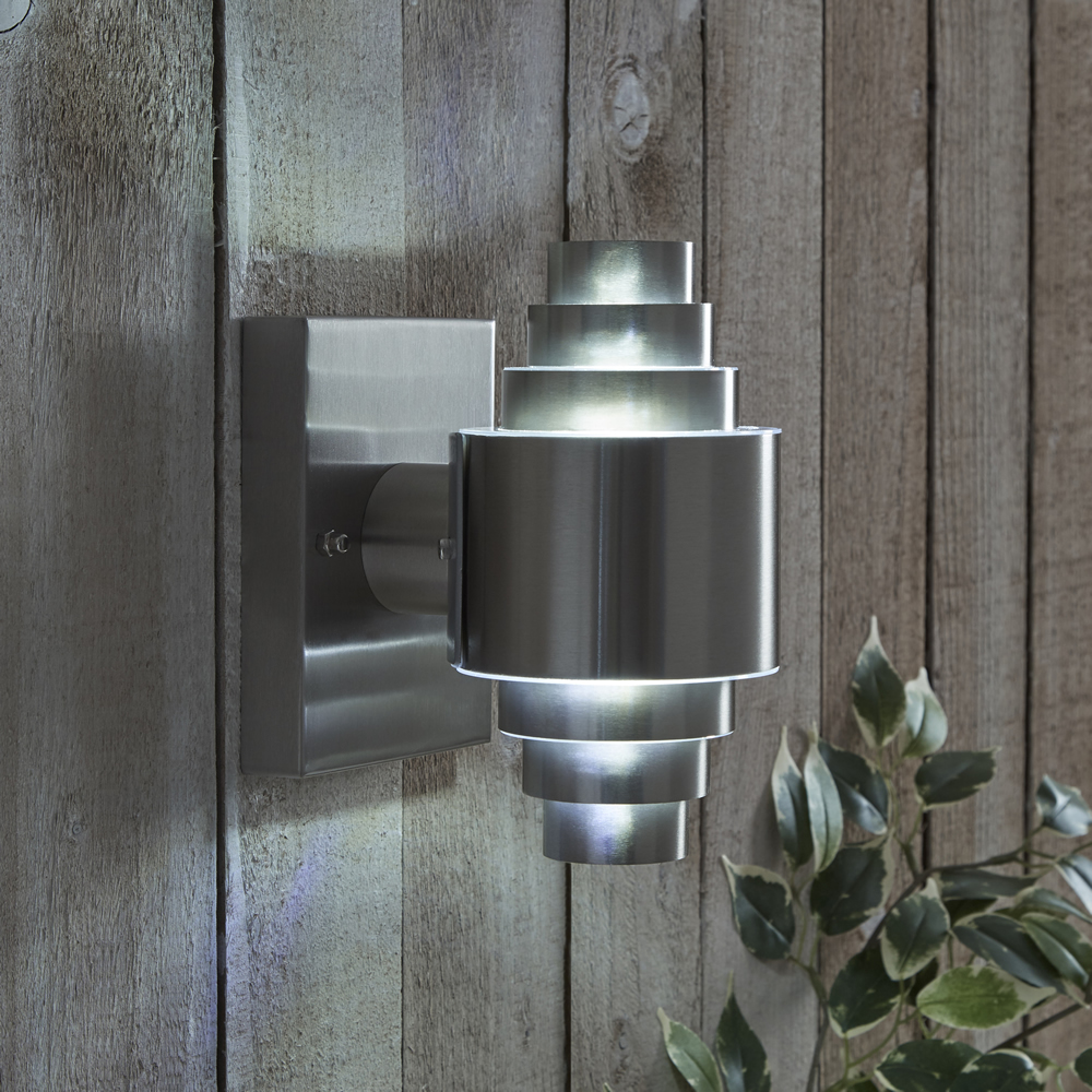 Biard Applique Bidirezionale IP44 con LED G9 Acciaio Inossidabile - Letka