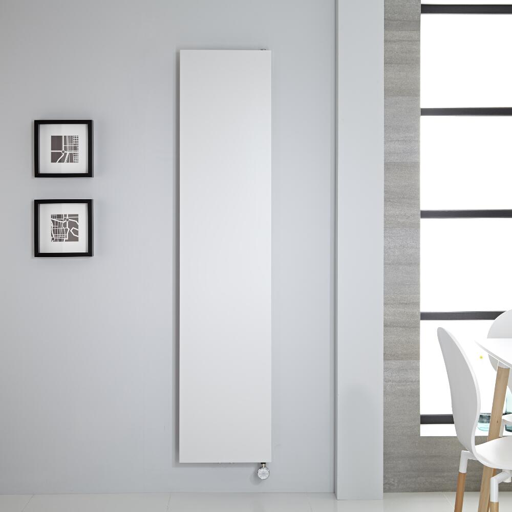 Radiatore di Design Elettrico Verticale - Bianco - 1800mm x 400mm - Arch