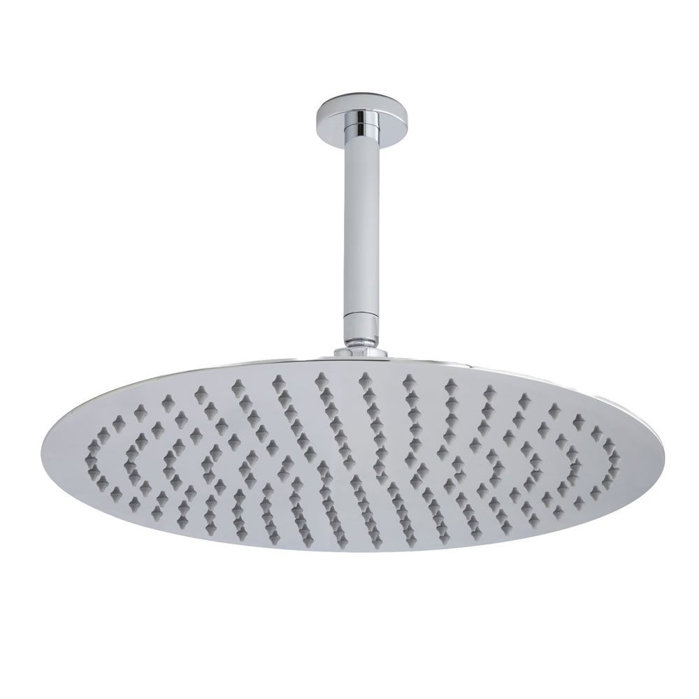 Soffione Doccia Circolare 400mm con Braccio Doccia
