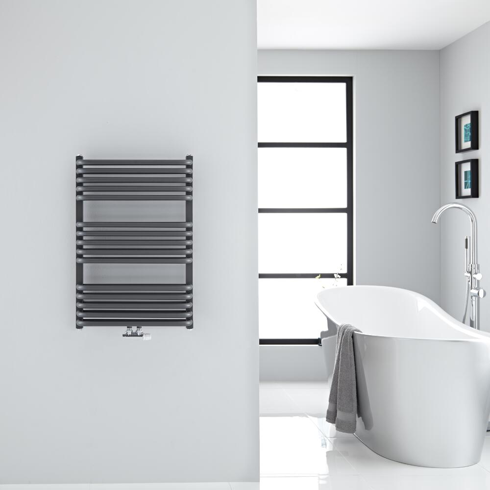 Scaldasalviette - Antracite - 736mm x 500mm - 752 Watt - Arch