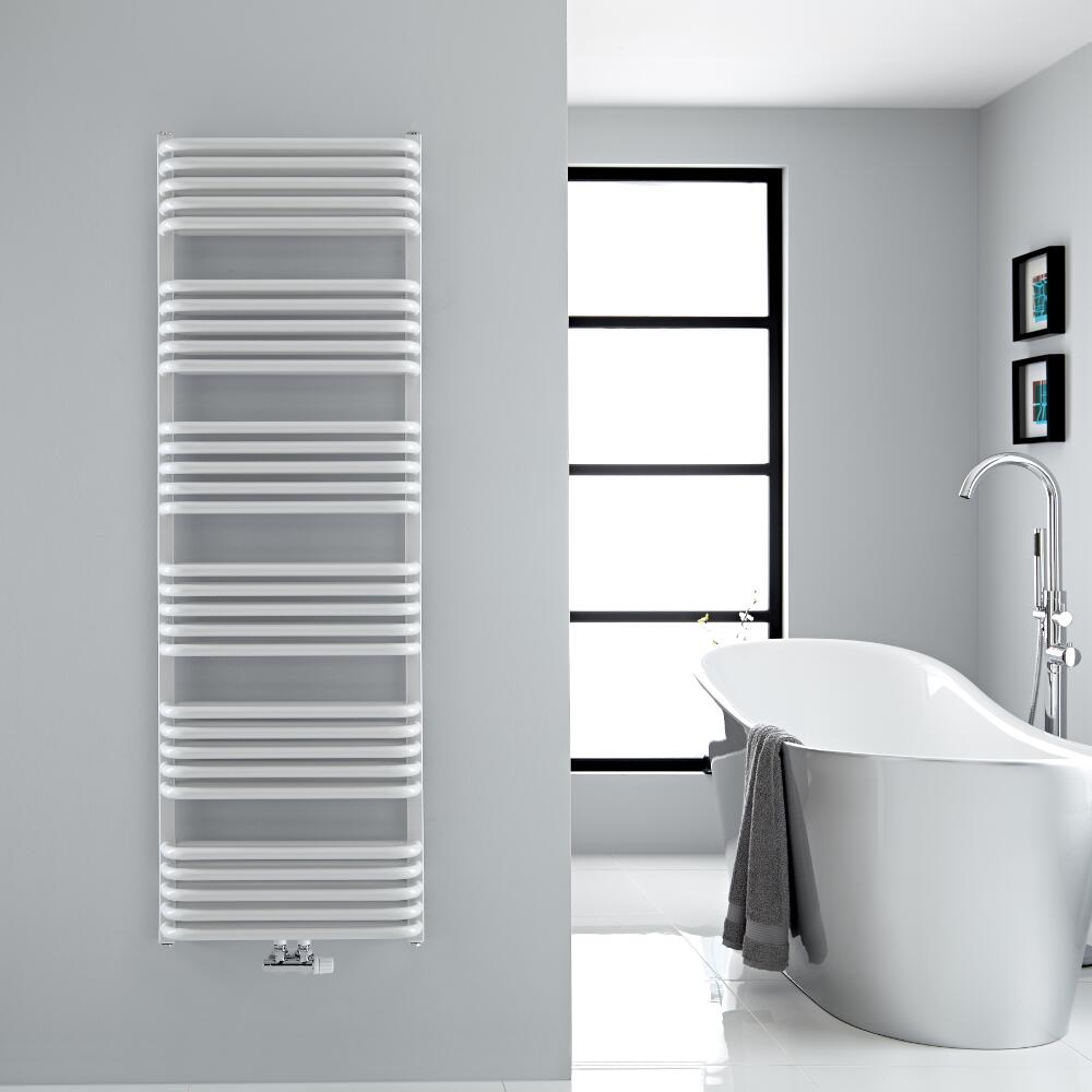 Scaldasalviette con Attacco Centrale - Bianco - 1533mm x 500mm - 1524 Watt - Arch