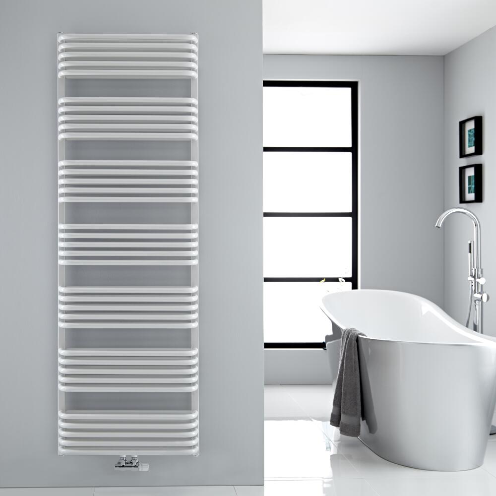 Scaldasalviette con Attacco Centrale - Bianco - 1800mm x 600mm - 2083 Watt - Arch