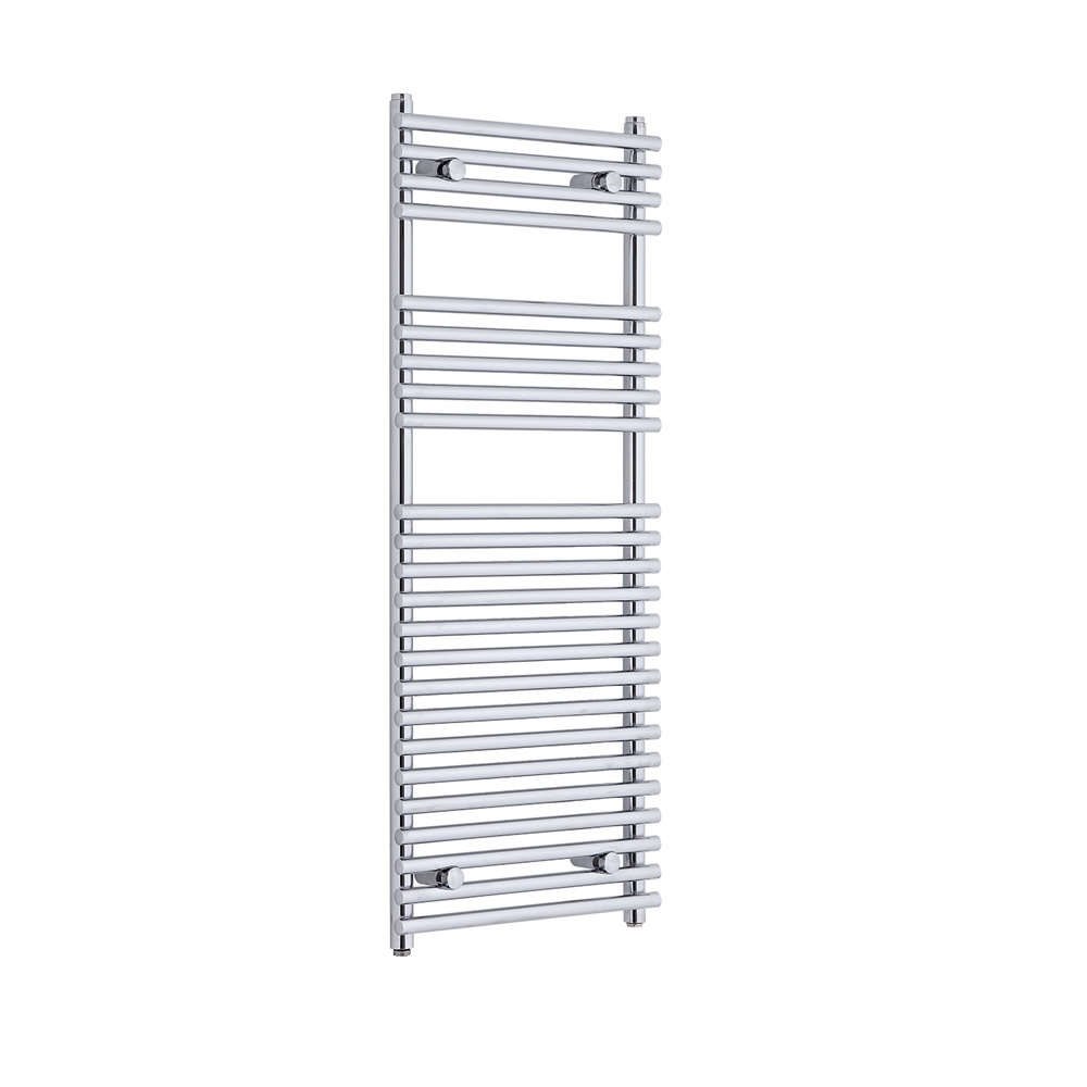 Radiatore Scaldasalviette Piatto - Cromato - 1150mm x 450mm x 84mm - 476 Watt - Ischia