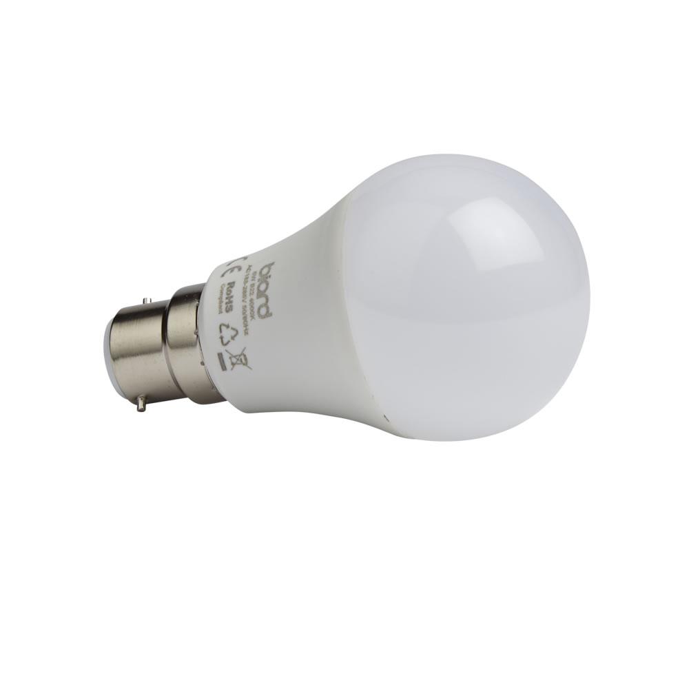 Biard Kit con 6 Lampadine LED B22 Non Dimmerabili 5W