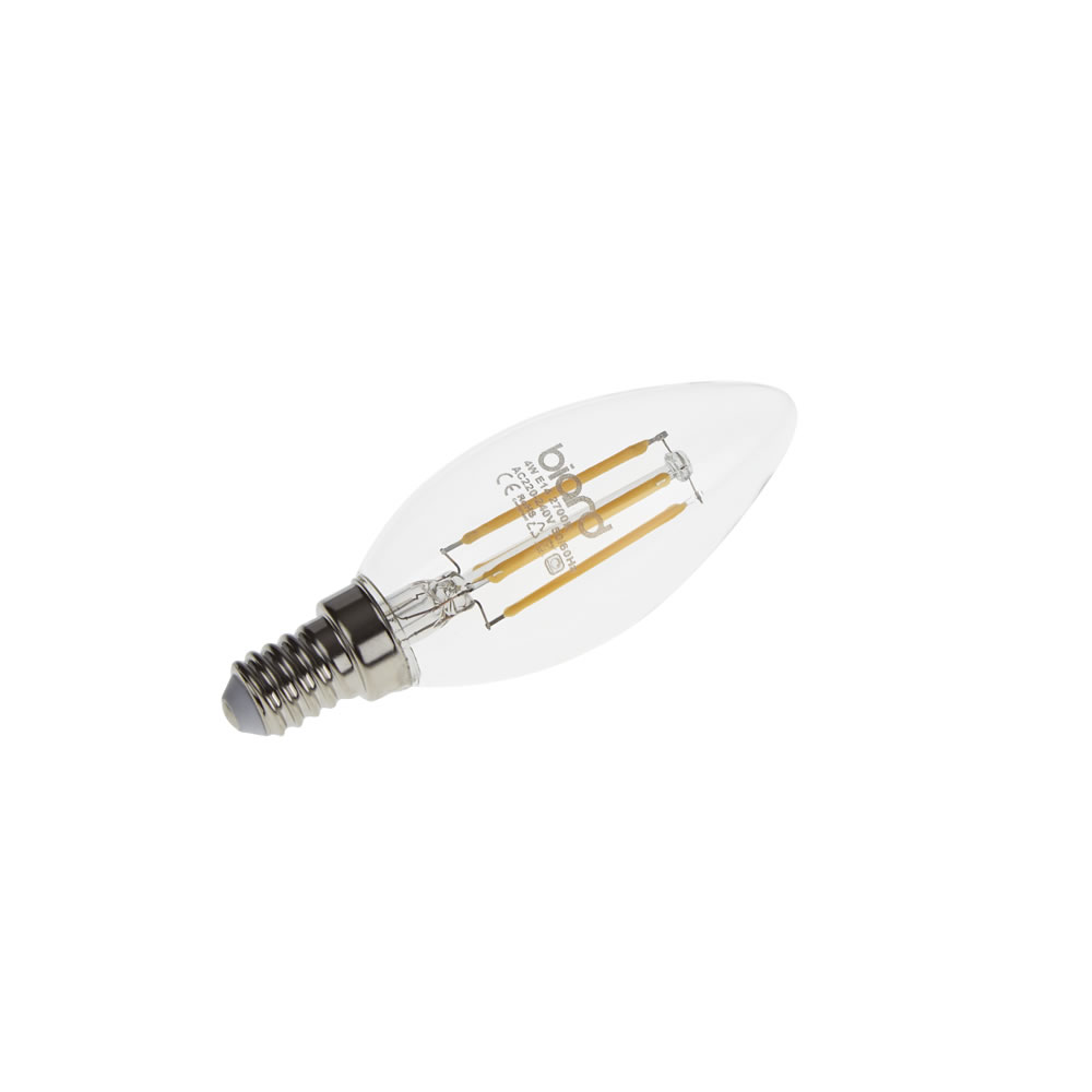 Biard Kit con 6 Lampadine con Filamenti LED Candela E14 4W Dimmerabili